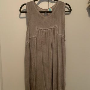 Gray Tunic Top
